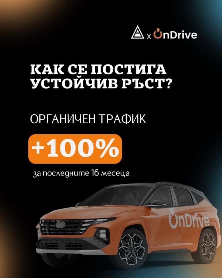 +100% органичен трафик за последните 16 месеца